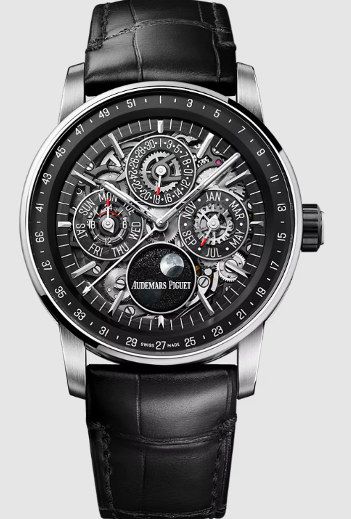 Review 26443NB.OO.D002CR.01 Audemars Piguet CODE 11.59 Perpetual Calendar Openworked replica watch